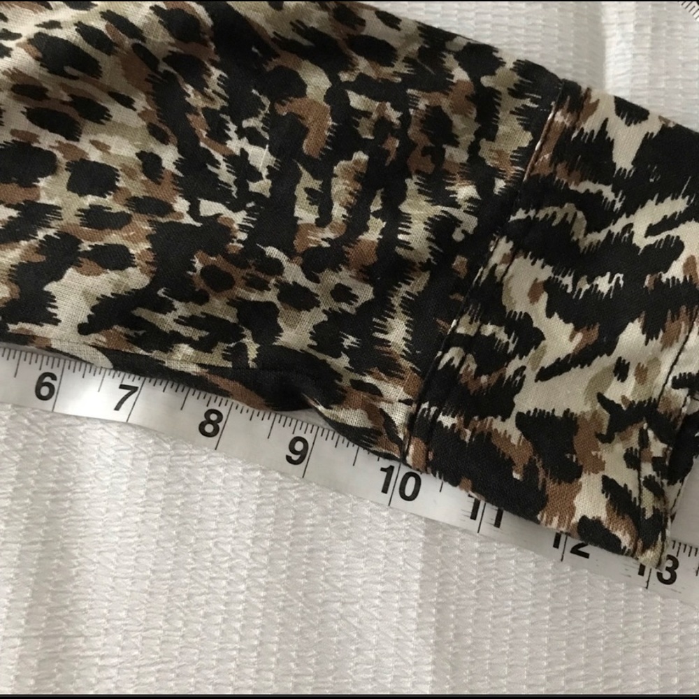 NWT Zara Leopard Print shirtdress shirt dress - Picture 6 of 10